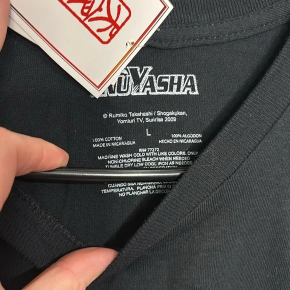 Inu Yasha anime graphic short sleeve tee size large - Picture 3 of 5